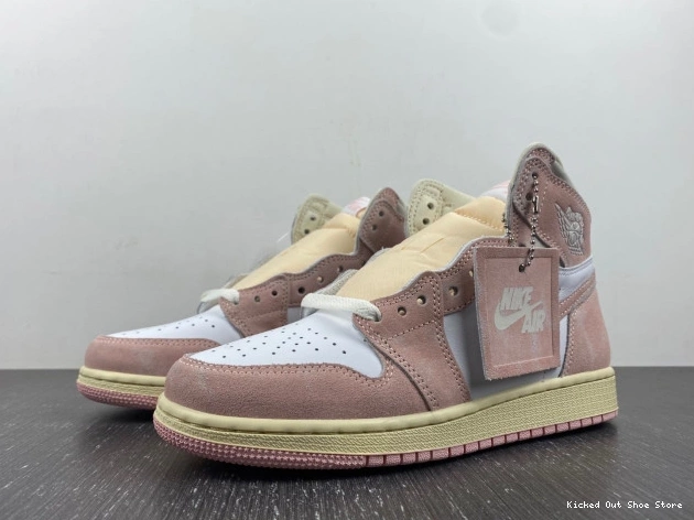Kicked Out Shoe Store Pink High Washed FD2596-600 Air OG Jordan (Women's) 1 Retro 0820